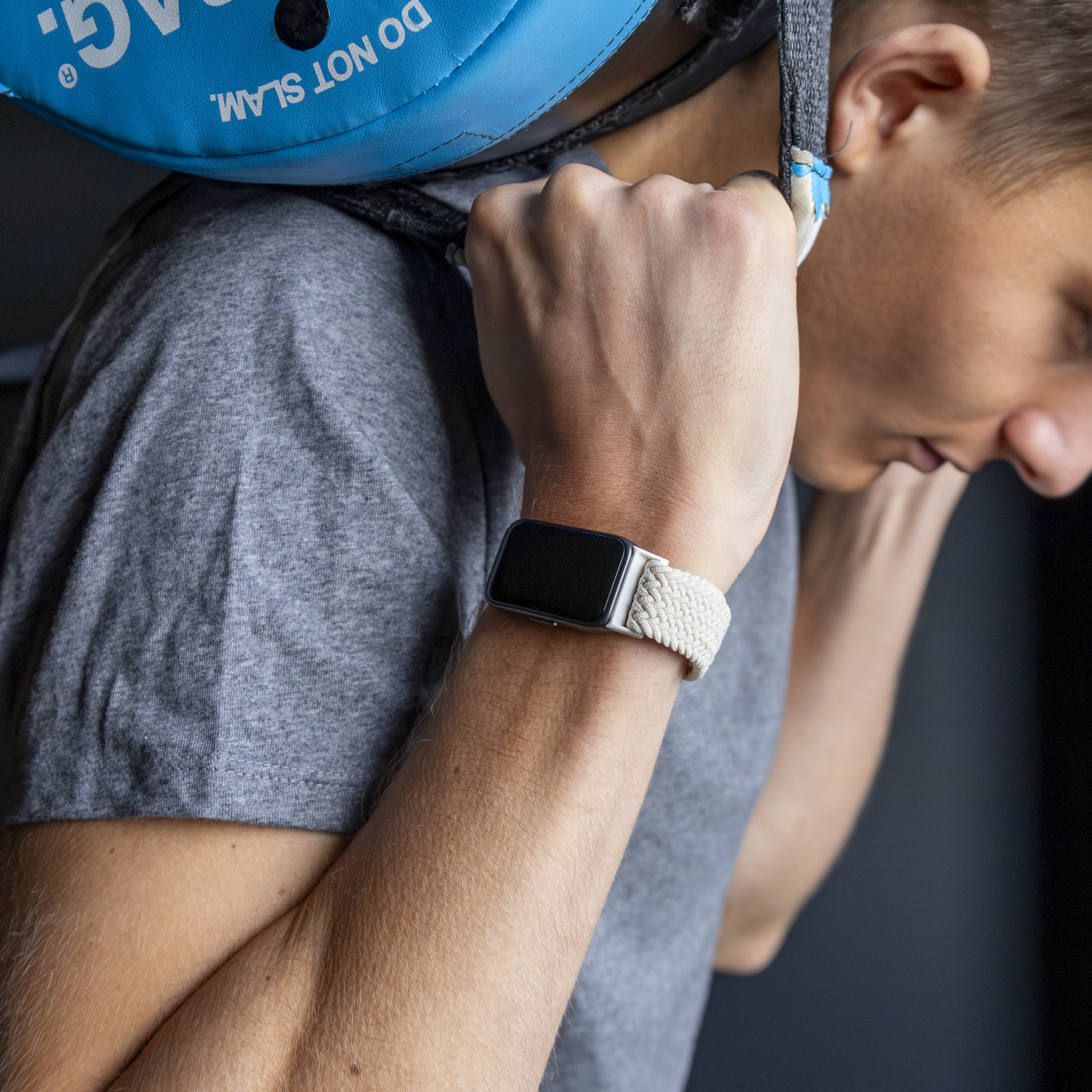 Bracelet tressé Huawei Band 9 (lumière stellaire)
