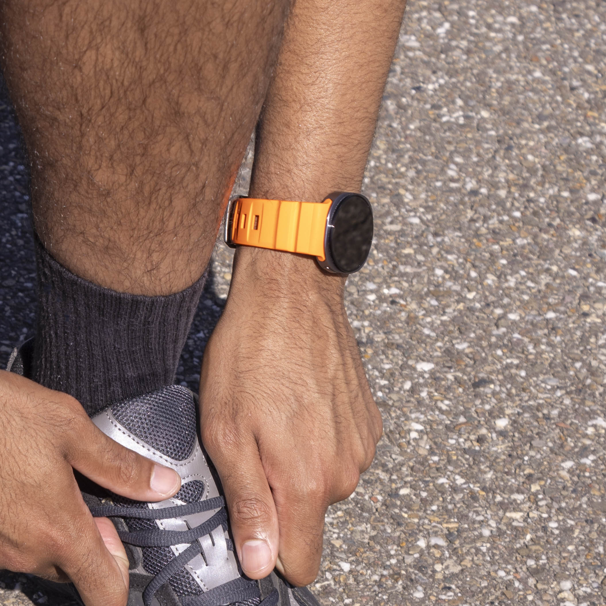 Samsung Galaxy Watch 8 - 40mm Extreme Silicone Strap (Orange)