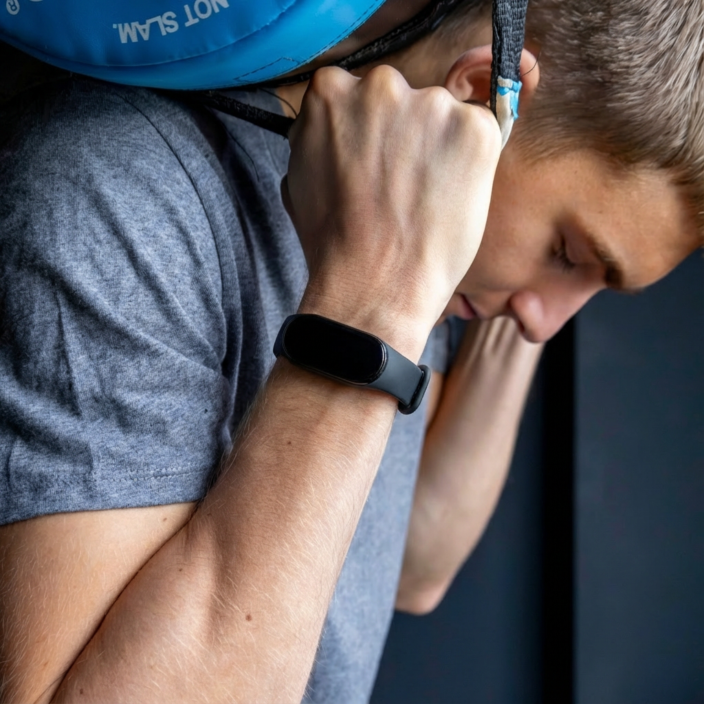 Bracelet silicone Xiaomi Mi Band 7 (noir)