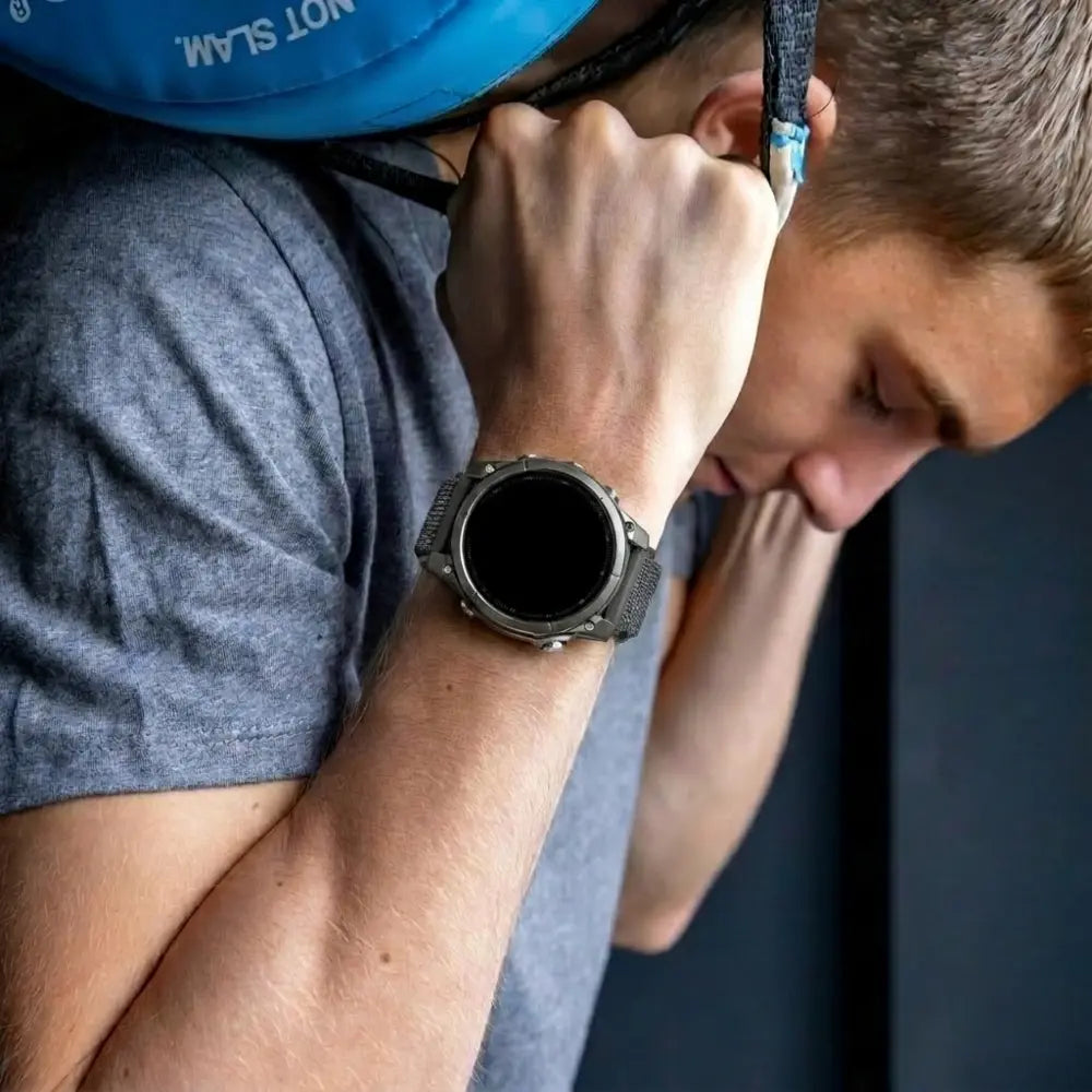 Garmin Fenix 7 Premium Nylon Strap (Dark Grey)