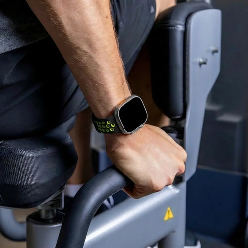 Bracelet sport Apple Watch (noir/jaune)