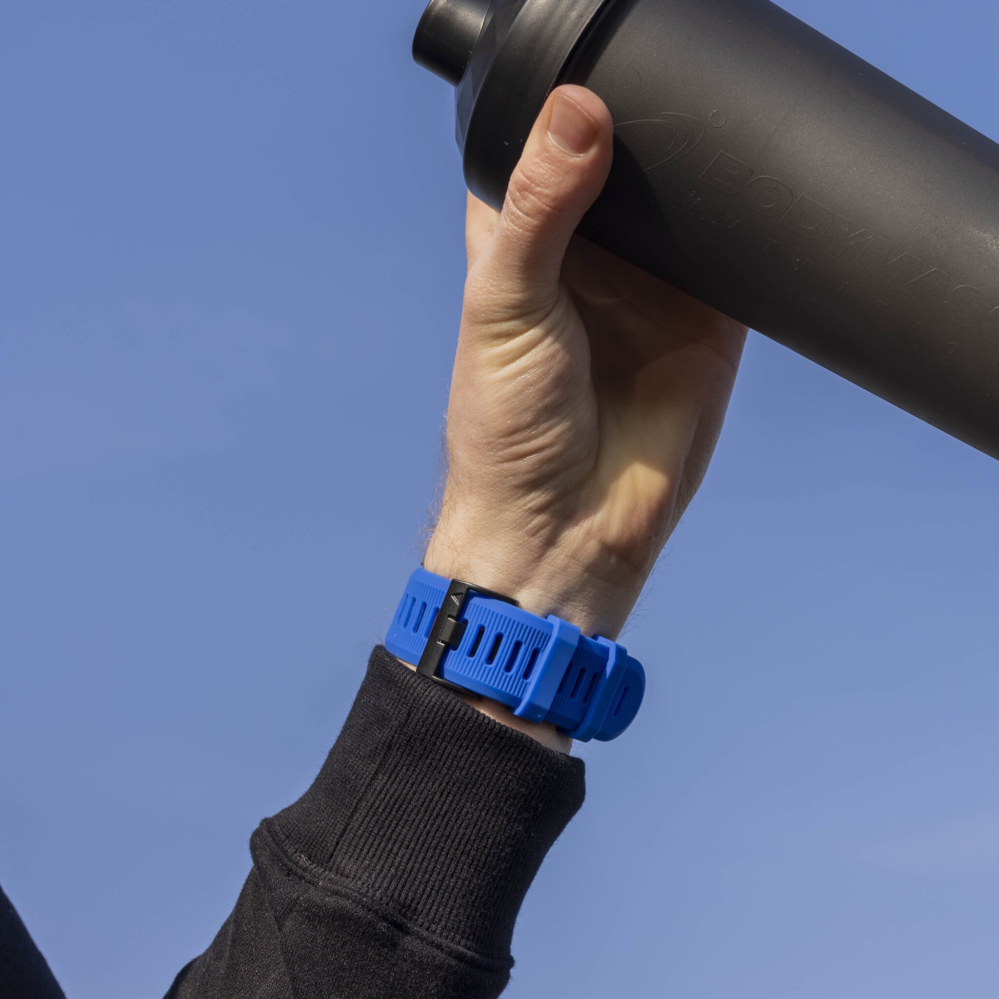 Bracelet silicone Garmin D2 Mach 2 - 51mm (bleu)