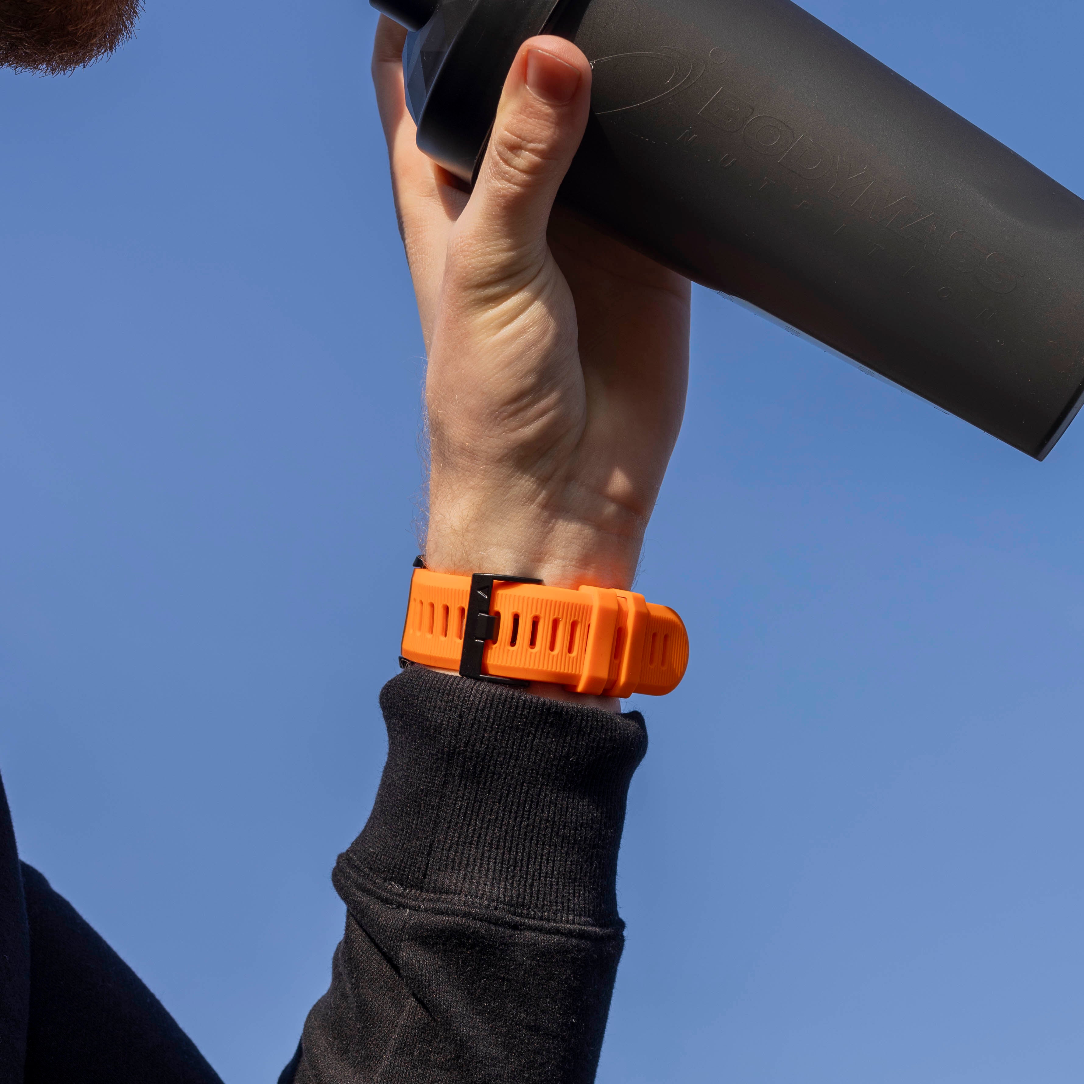 Bracelet silicone Garmin Fenix 8 - 51mm (orange)