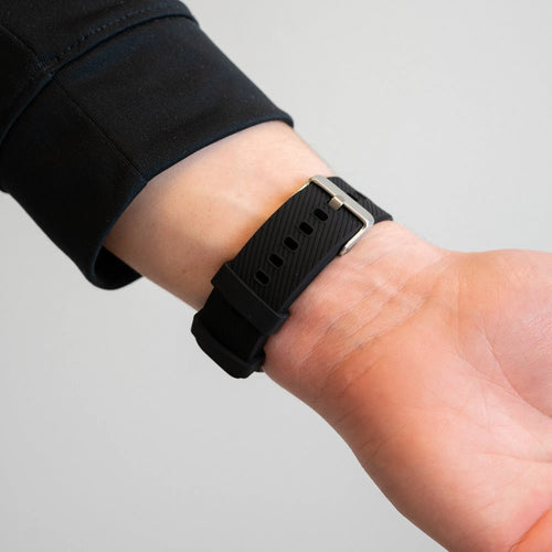 Bandz Bracelet silicone 'Deluxe' Suunto Nautic S (noir)
