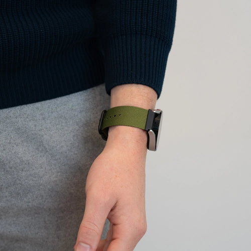 Bandz Bracelet nylon avec boucle Coros Pace 3 (vert)