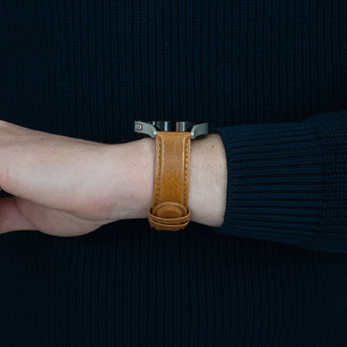 Bandz Bracelet cuir 'Classic' Coros Pace 3 (marron)