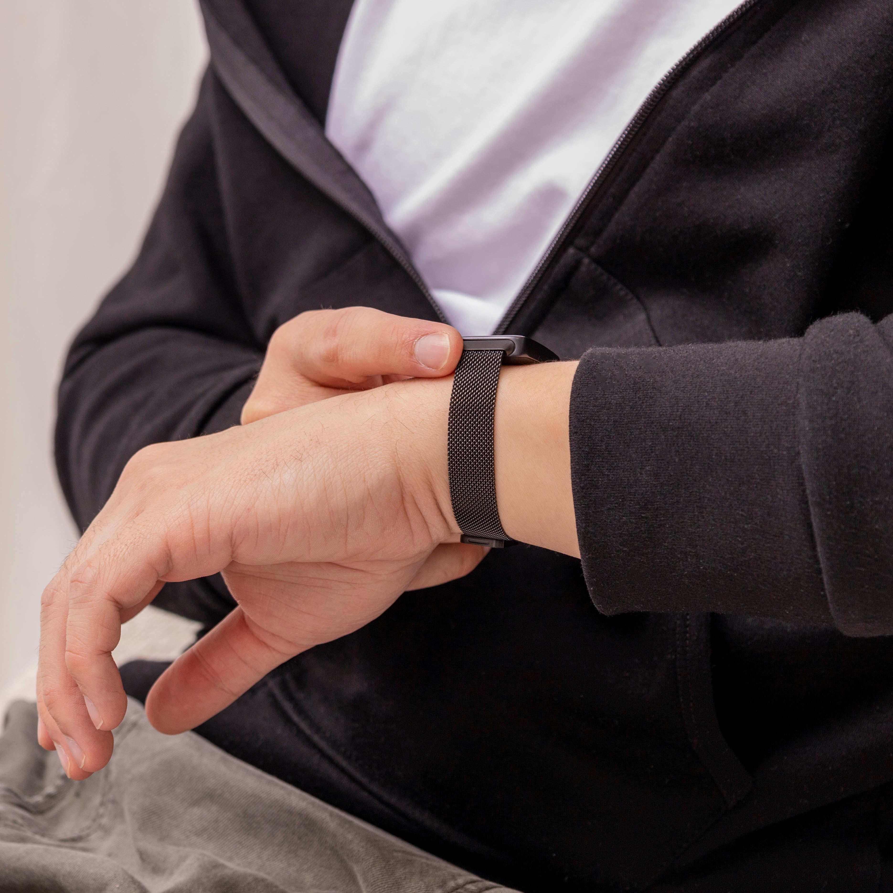 Bracelet Milanais Huawei Band 9 (noir)