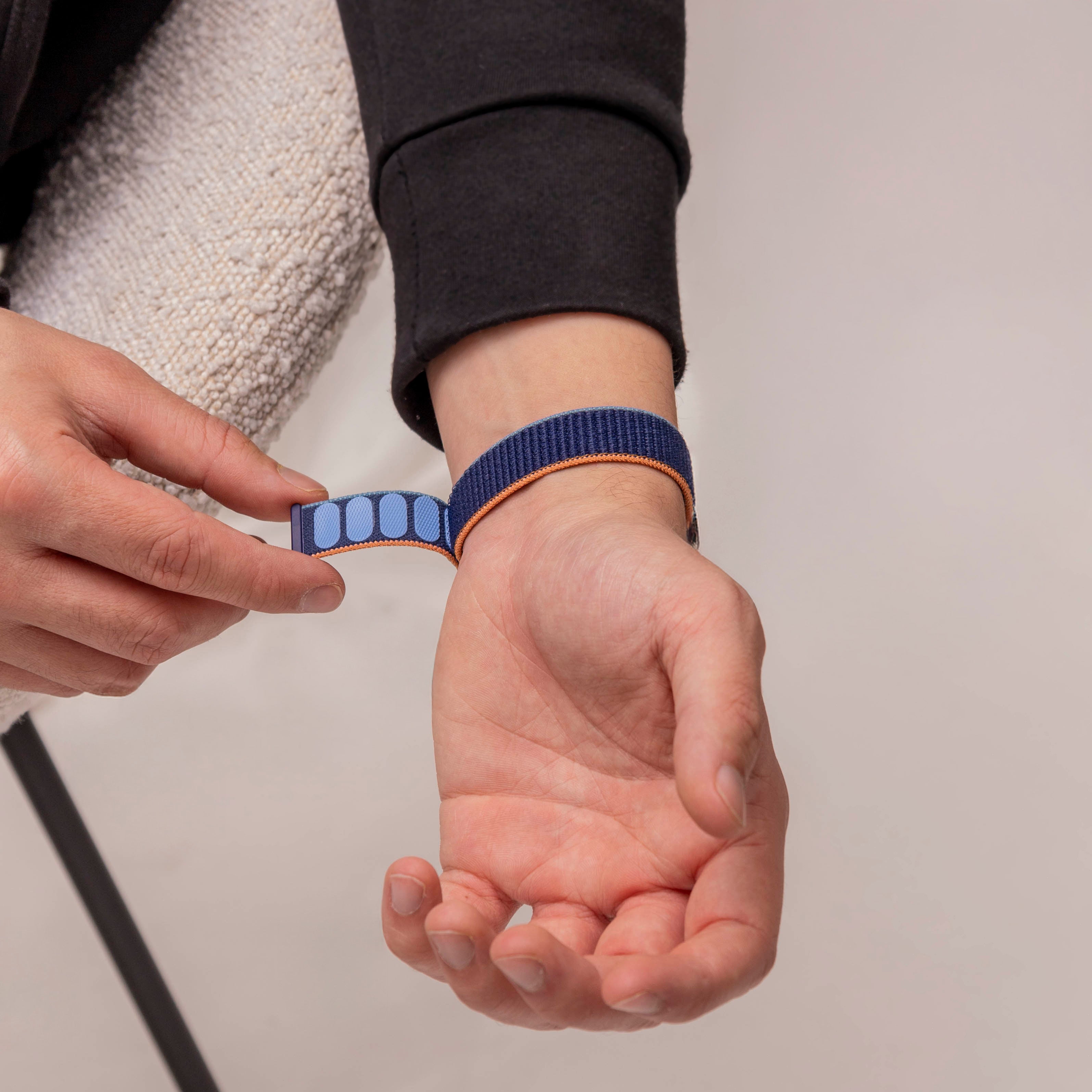 Bracelet nylon Huawei Band 8 (bleu foncé)