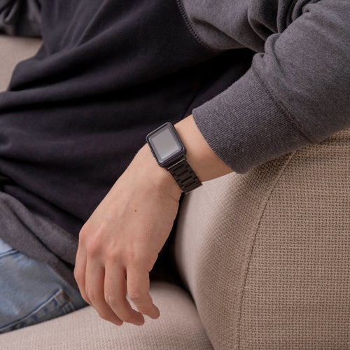 Samsung Galaxy Fit 3 Steel Strap (Black)