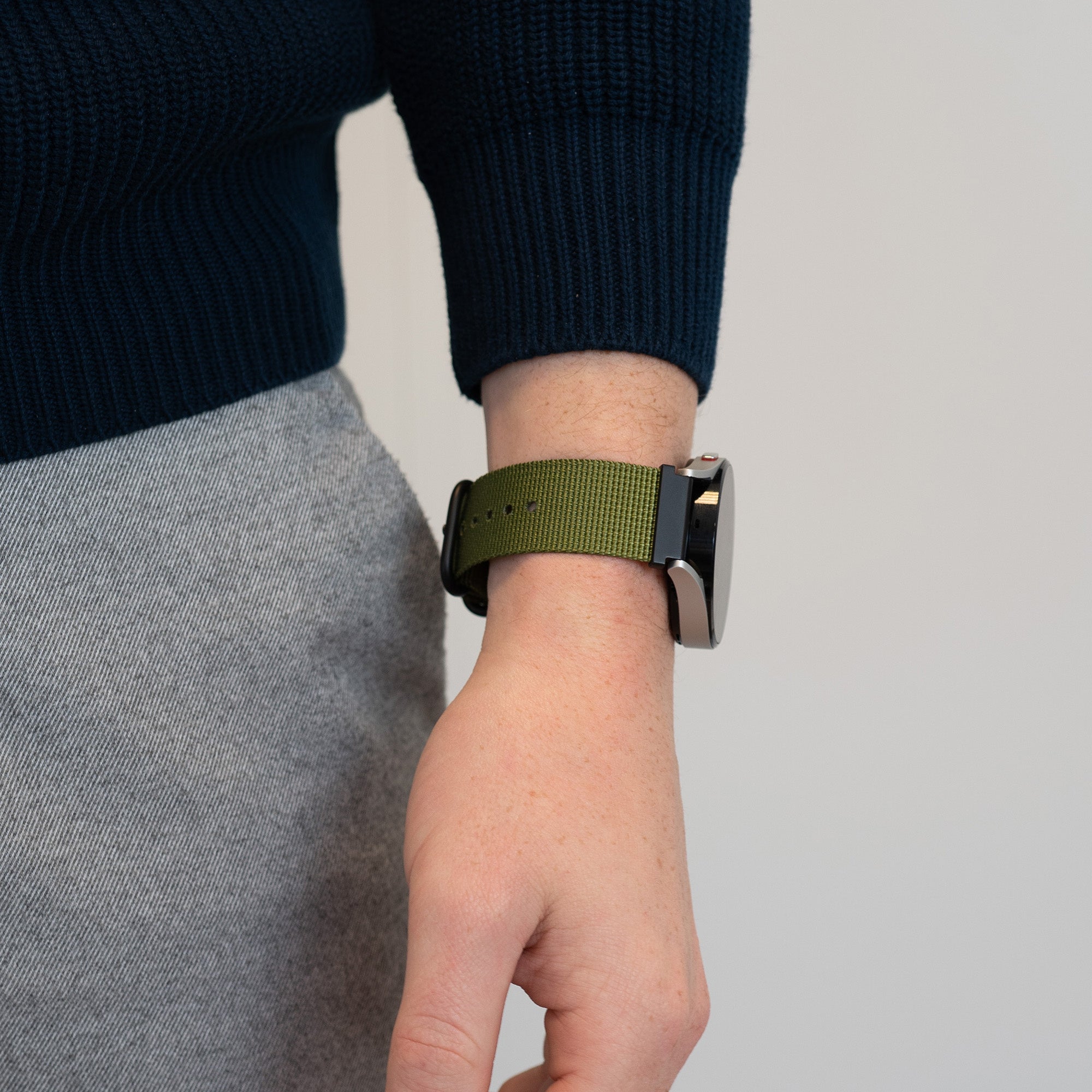 Bandz Bracelet nylon avec boucle Huawei Watch GT 6 - 46mm (vert)