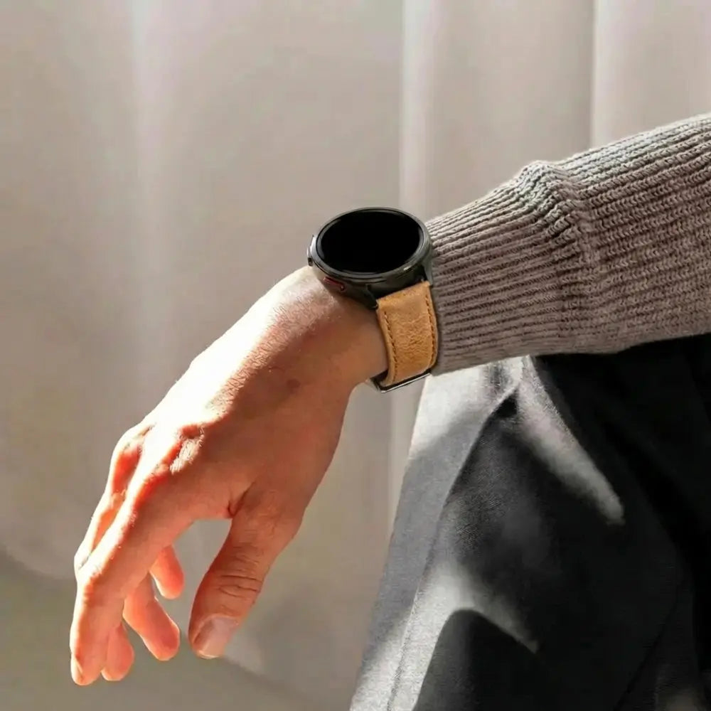 Bracelet cuir Samsung Galaxy Watch 7 - 44mm (marrón)