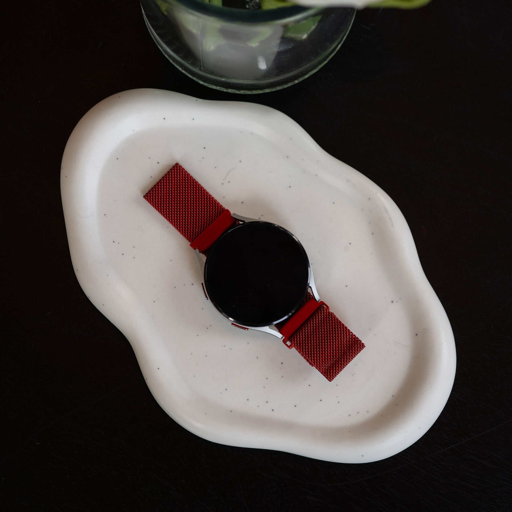 Bracelet Milanais Samsung Galaxy Watch 5 Pro (rouge)