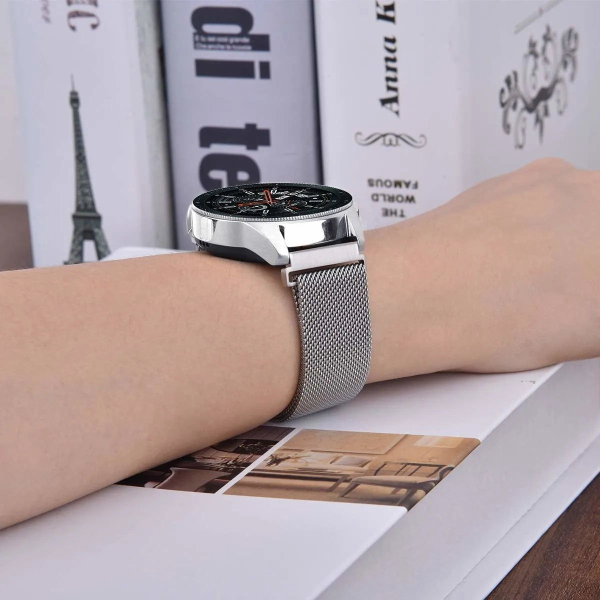 Bracelet milanais Coros Apex 2 Pro (argent)