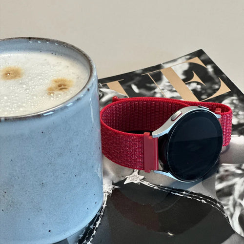 Bracelet nylon Coros Pace 2 (rouge foncé)
