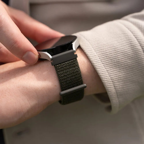 Bracelet nylon Amazfit GTS 4 (vert foncé)