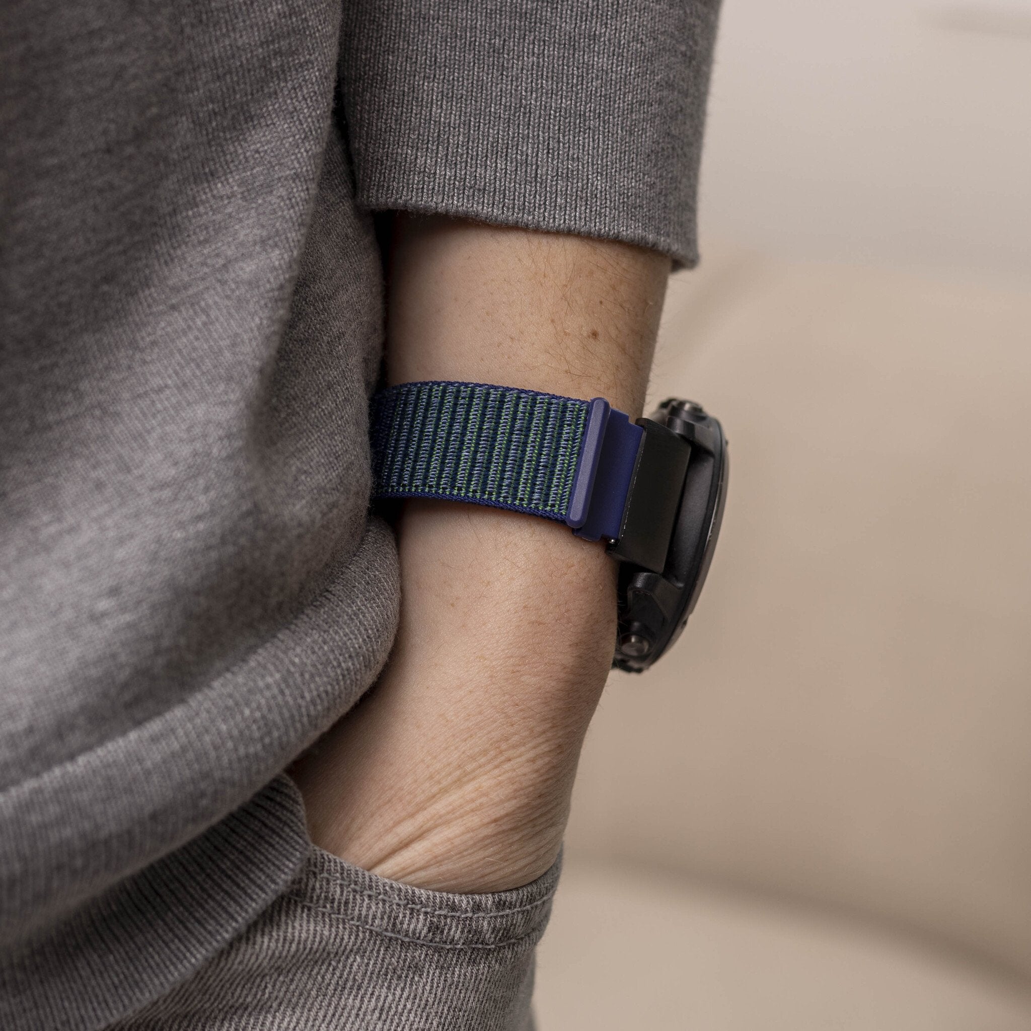 Garmin Descent MK3i - 51mm Nylon Strap with Buckle (Blue)