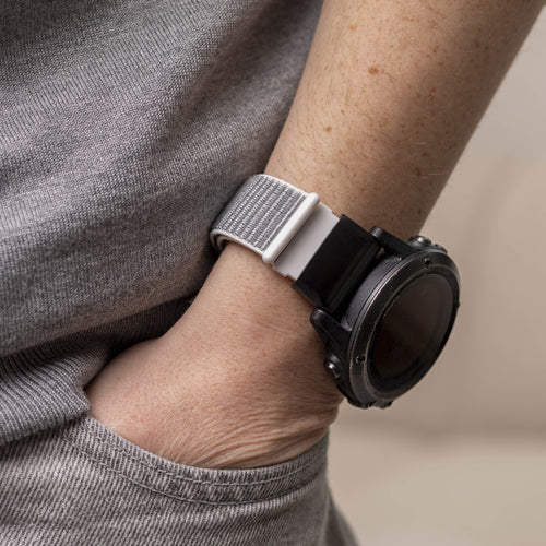 Bracelet nylon Garmin D2 Charlie (gris)