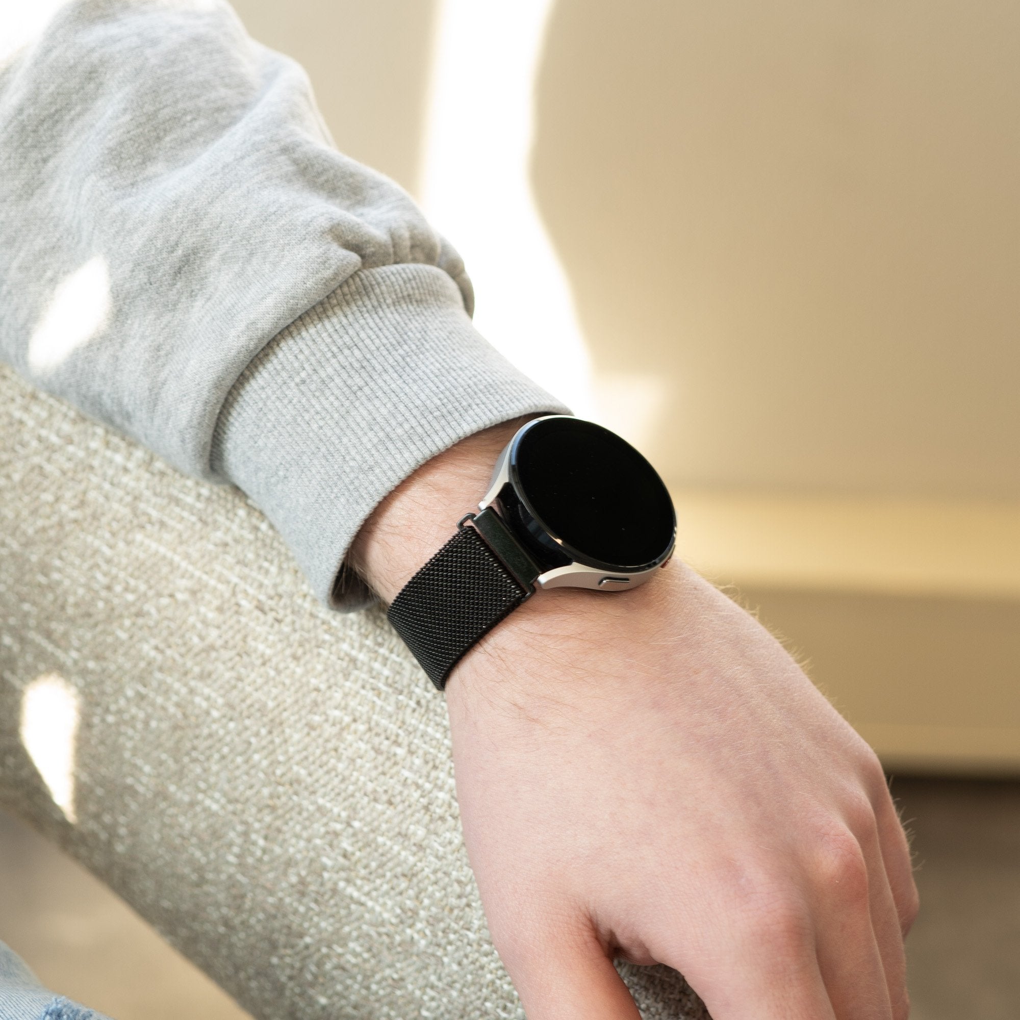 Bracelet Milanais Samsung Galaxy Watch 4 44mm (noir)