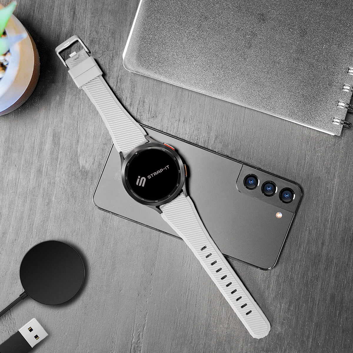 CMF Watch Pro 2 Twill Silicone Strap (White)