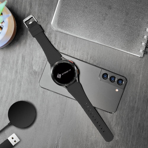 Bracelet silicone sergé Xiaomi Watch S4 (noir)