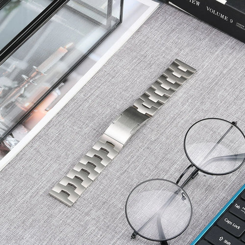 Bracelet titane grain (fermoir plat) Suunto Nautic S (argent)