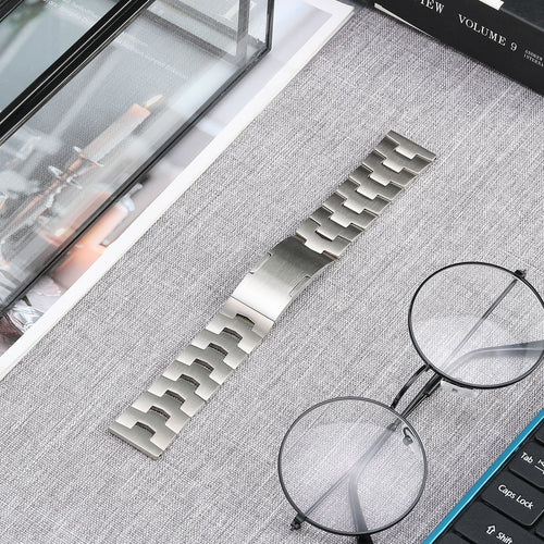 Bracelet en titane avec boucle plate Huawei Watch 5 - 46mm (argenté)