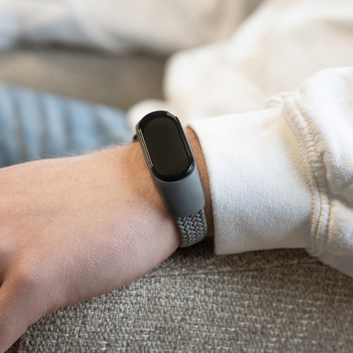 Bracelet tressé Xiaomi Mi Band 5 (gris foncé)