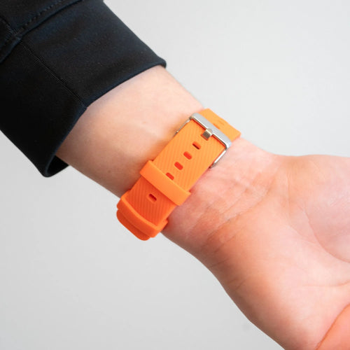 Bandz Bracelet silicone 'Deluxe' Amazfit Bip 3 (Pro) (orange)