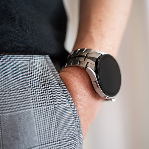 Steel Iron Strap, silver/black, lifestyle photo