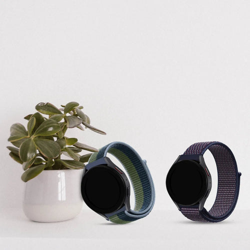 Bracelet nylon Oppo Watch S (vert mousse)