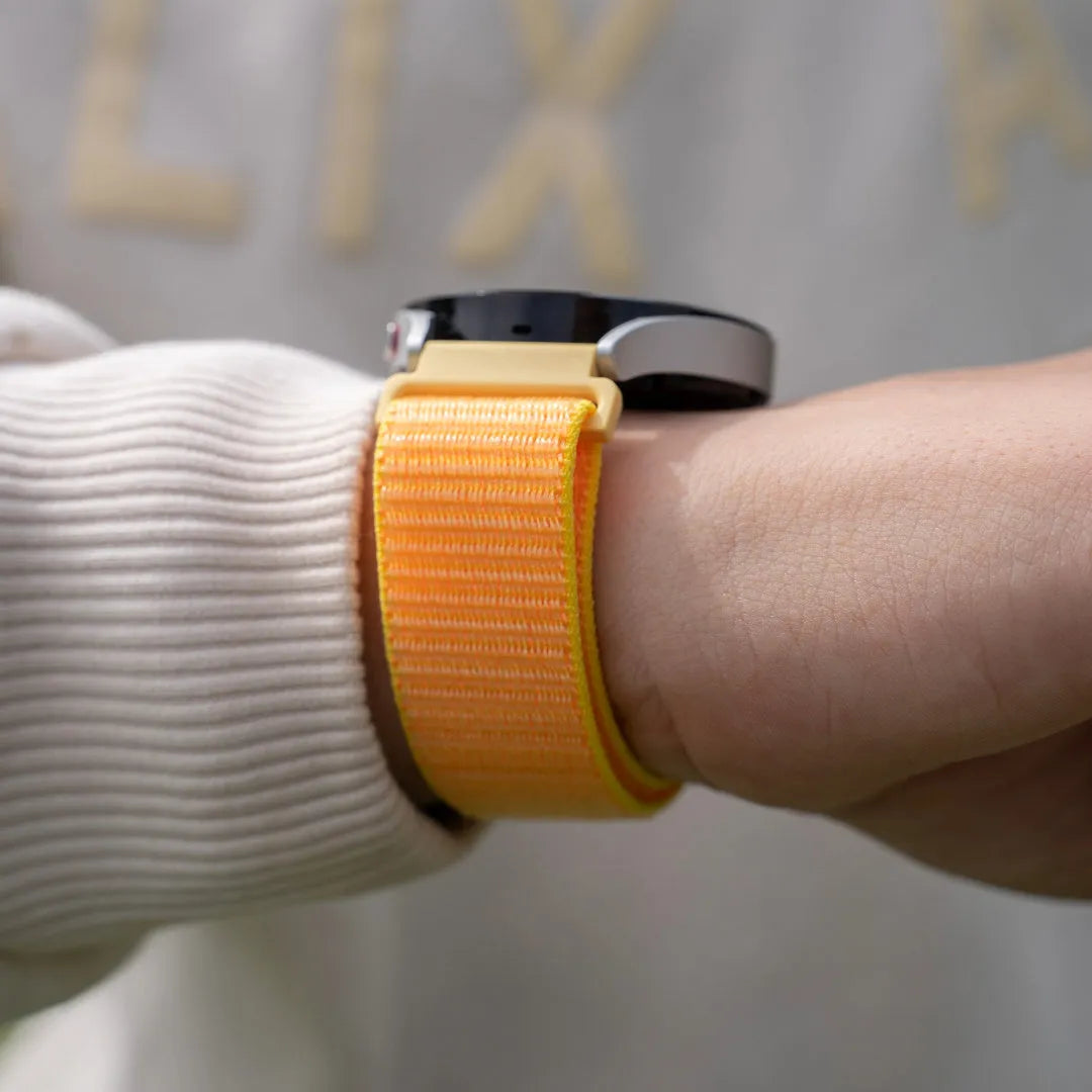 Bracelet nylon Gard Pro Health Smartwatch 3 - 48mm (jaune clair)