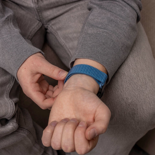 Garmin Enduro 1 / 2 / 3 Nylon Strap (Light Blue)