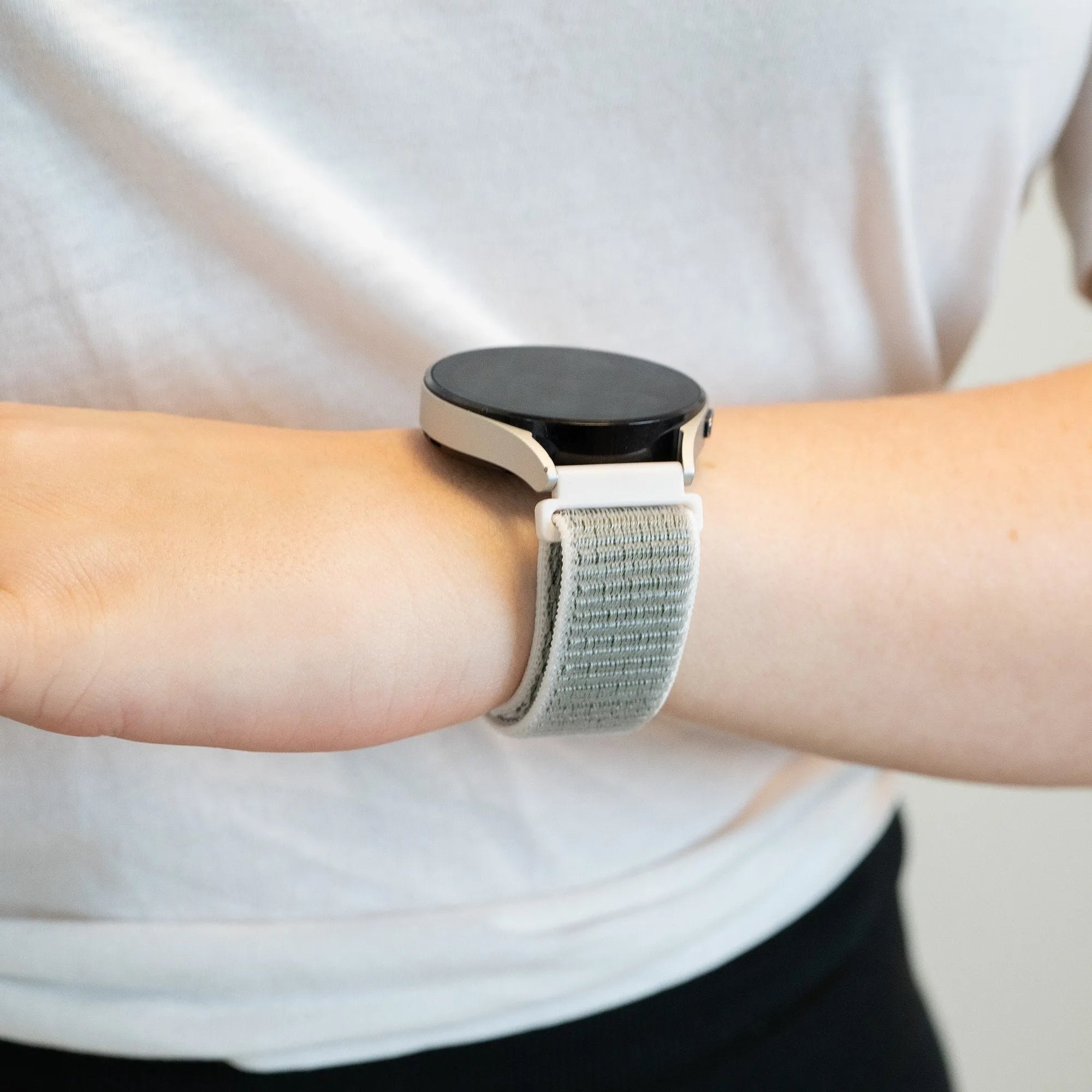 Bandz Bracelet nylon loop Polar Pacer (gris)