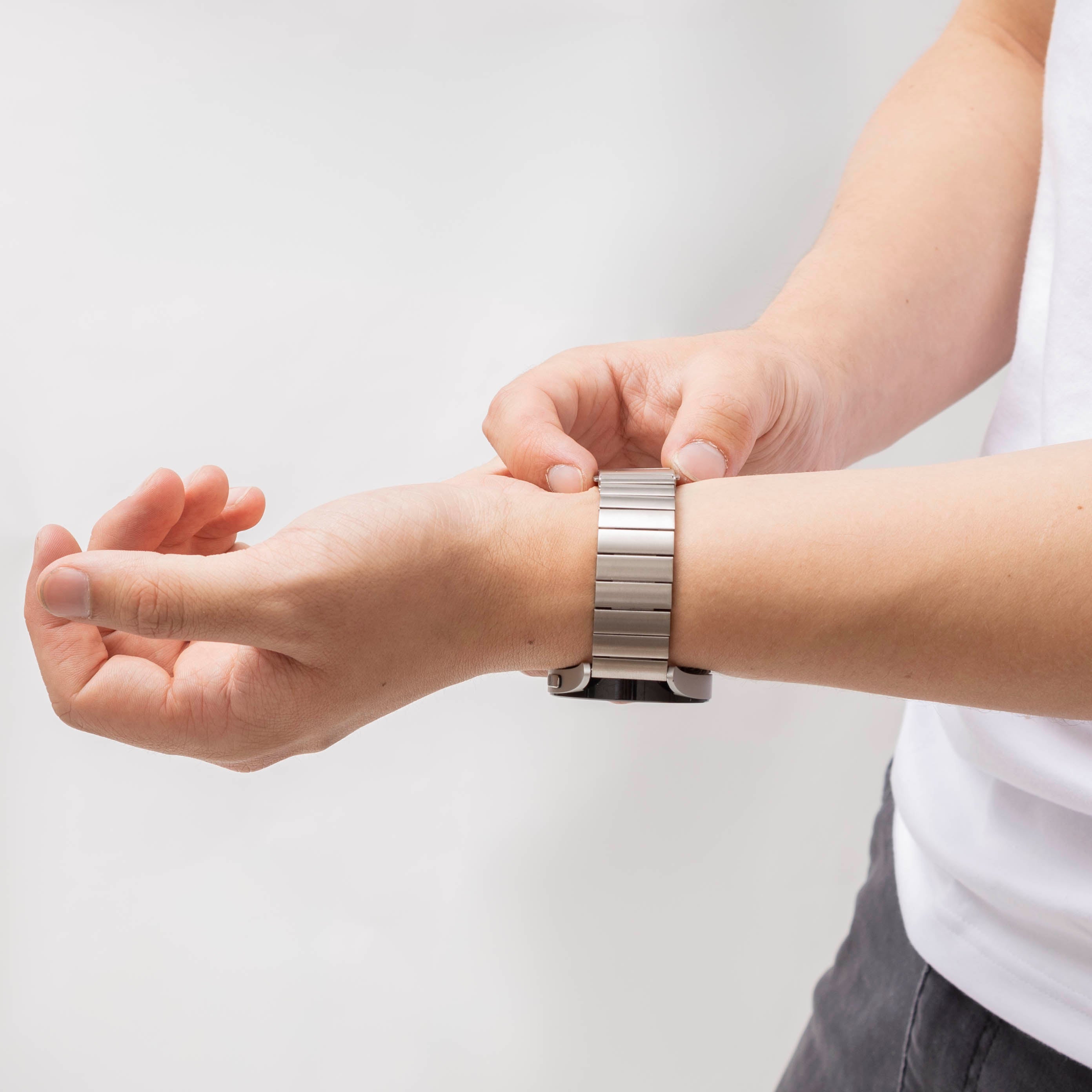 Bracelet métal Samsung Galaxy Watch 5 - 40mm (argent)