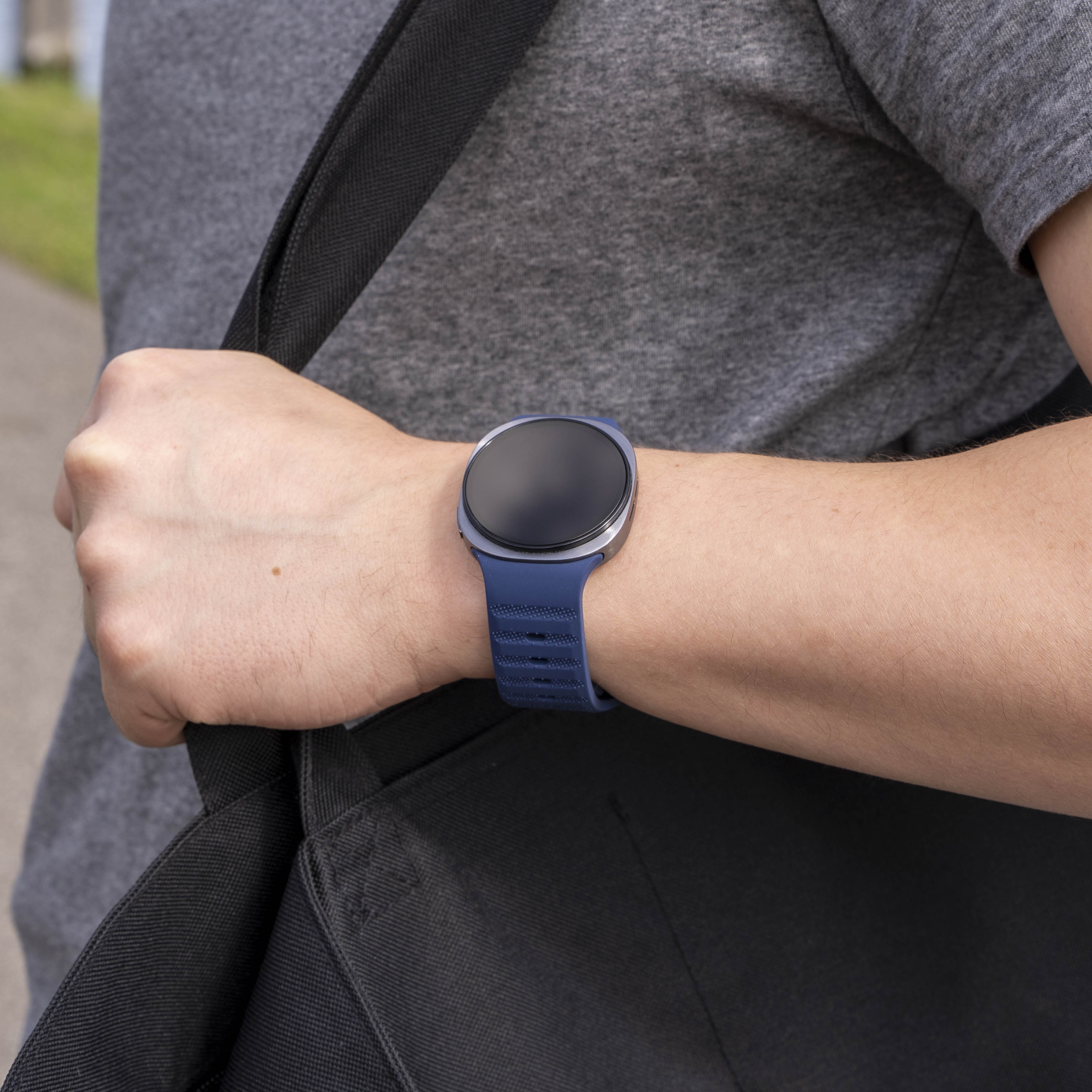 Samsung Galaxy Watch 8 - 40mm Outdoor Silicone Strap (Dark Blue)