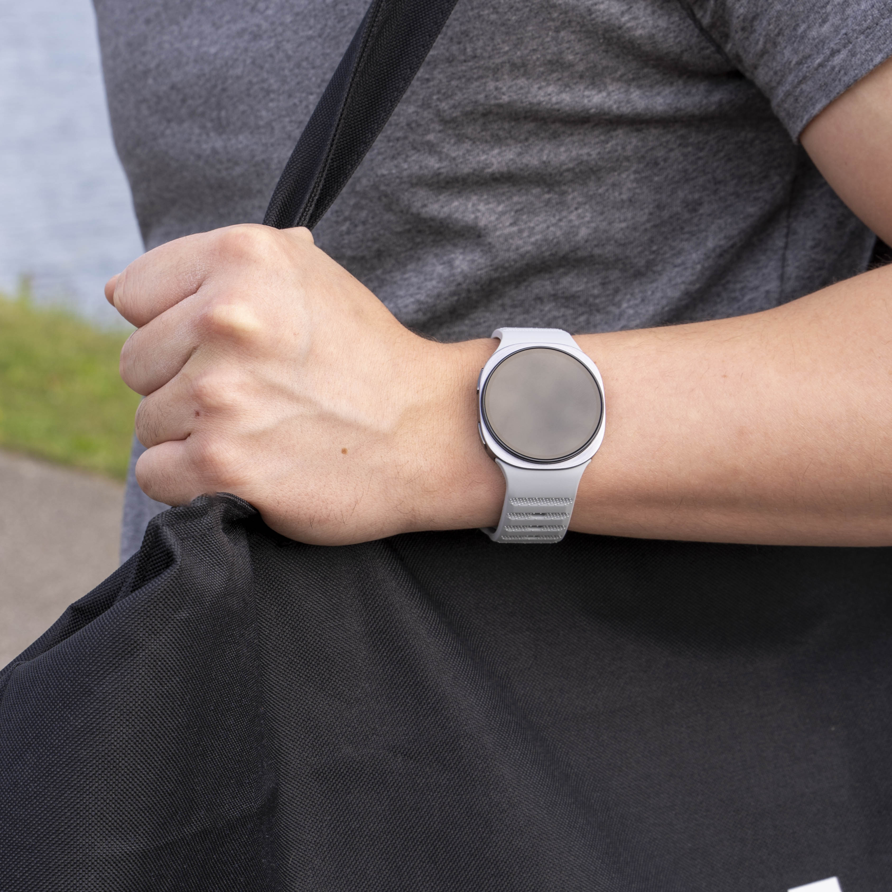 Samsung Galaxy Watch 8 - 40mm Outdoor Silicone Strap (Grey)