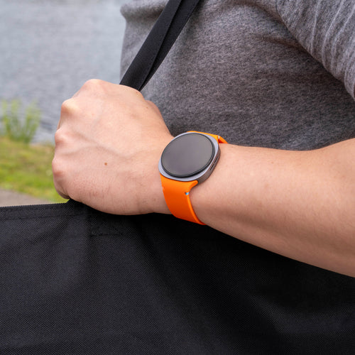 Bracelet silicone Samsung Galaxy Watch 8 - 40mm (orange)