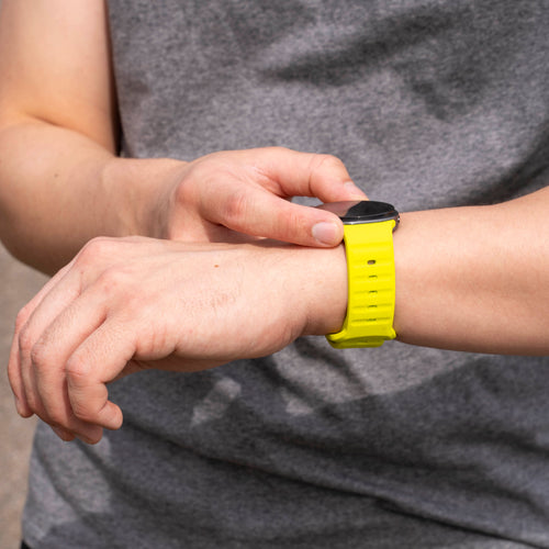 Bracelet silicone Outdoor Samsung Galaxy Watch 8 - 40mm (lime)