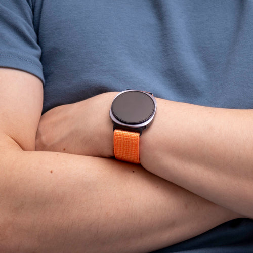 Bracelet nylon Samsung Galaxy Watch 8 Classic (orange)