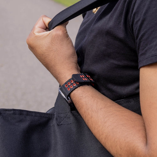 Bracelet Ocean Samsung Galaxy Watch 8 - 40mm (noir/rouge)