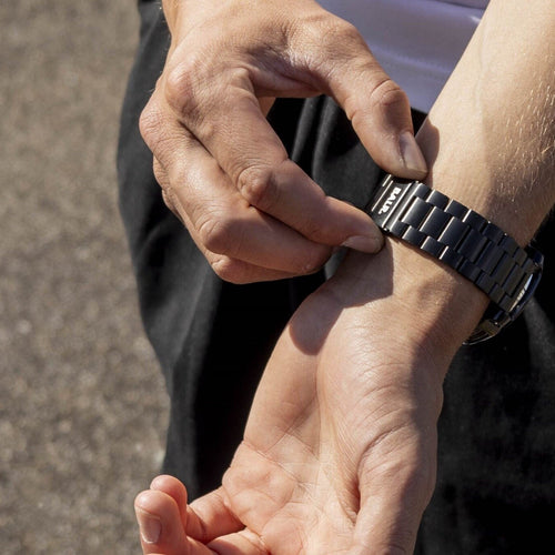 BALR Xiaomi Watch S1 Steel Link Strap (Black)