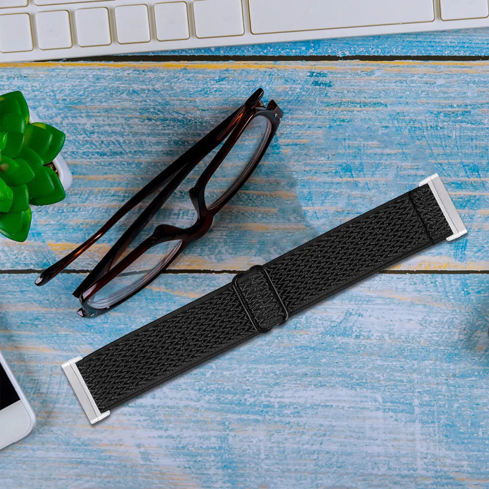 Bracelet élastique Fitbit Sense (noir)
