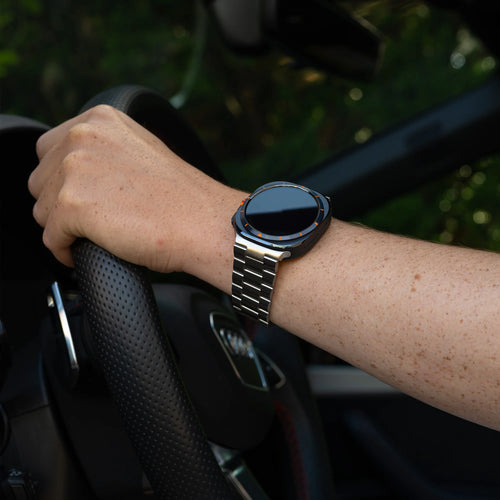 Bracelet acier Samsung Galaxy Watch Ultra (argent)
