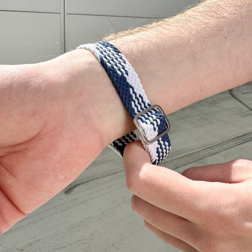 Withings Steel HR Sport Adjustable Braided Strap (Blue/White)