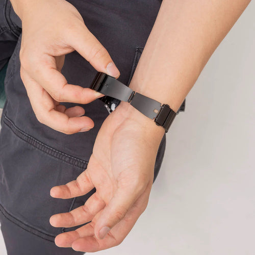 Bracelet acier Amazfit Bip U (Pro) (noir)