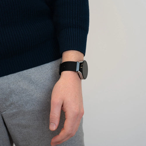 Bandz Bracelet nylon avec boucle Coros Apex 4 - 42mm (noir)