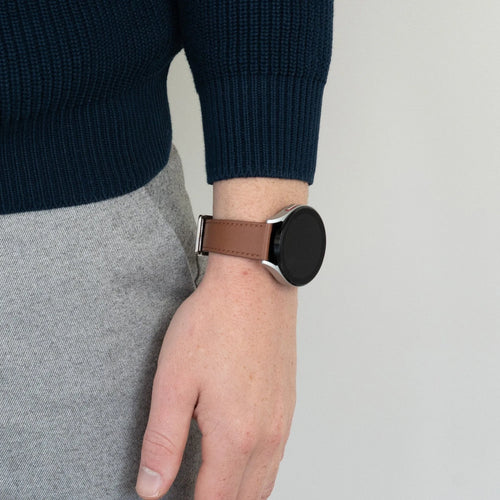 Bandz Bracelet cuir 'Deluxe' Coros Apex 46mm (marron)