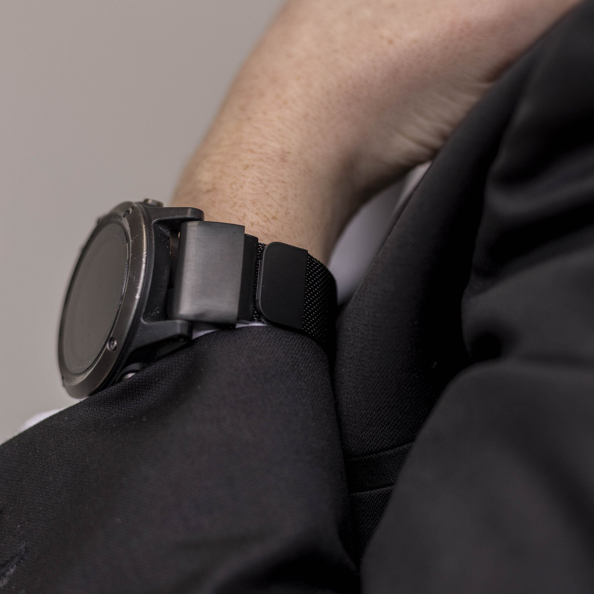 Bracelet milanais Garmin Fenix 8 Pro - 51mm (noir)