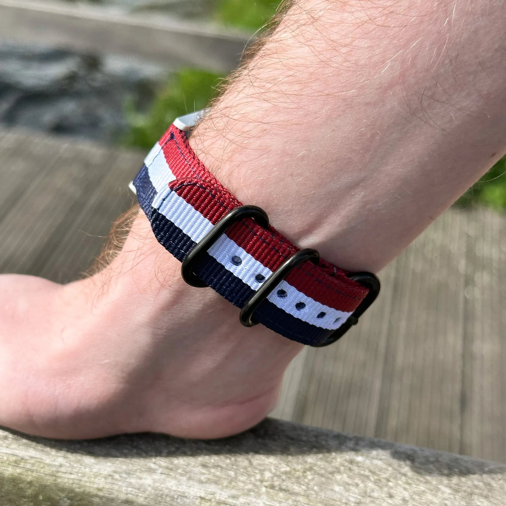 Bracelet nylon à boucle Gard Pro Health Smartwatch 3 - 48mm (tricolore)
