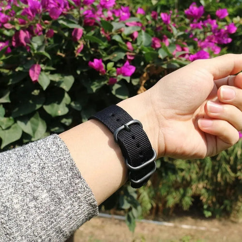 Bracelet nylon à boucle Suunto Nautic S (noir)